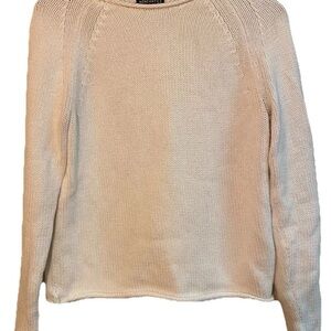 Elegant Women's J. Crew Cream Knit Sweater